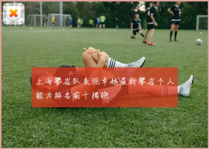 上海攀岩队表现卓越最新攀岩个人能力排名前十揭晓